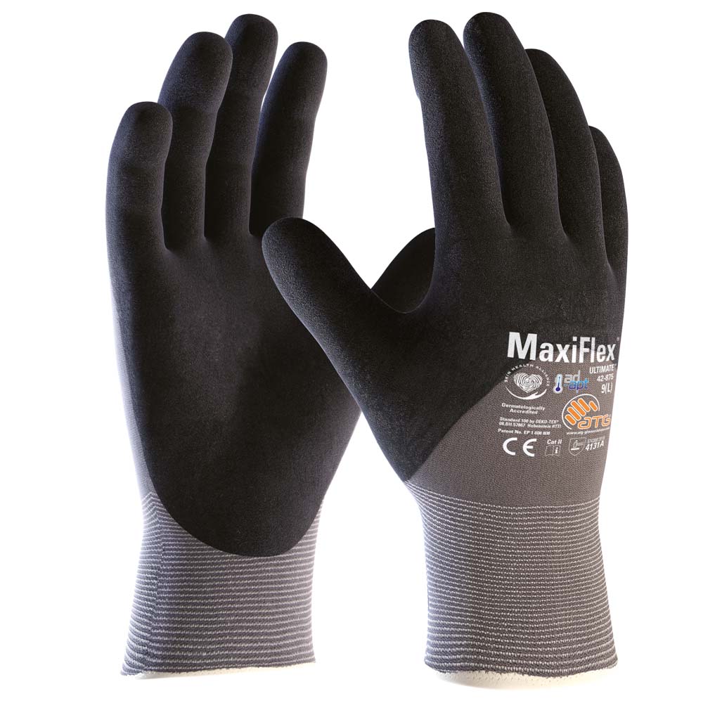Rękawice ATG MaxiFlex Ultimate 42-874 z AD-APT powlekane nitrylem