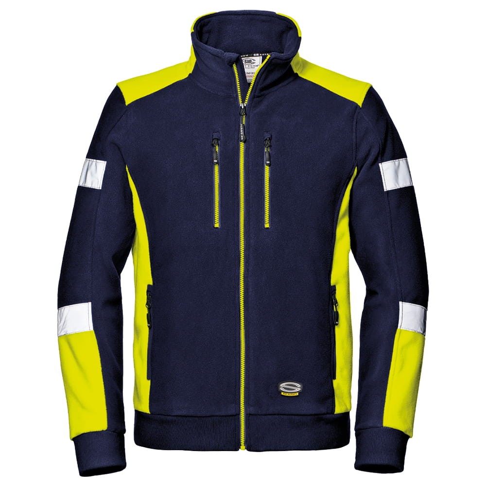 Bluza polar SIR SAFETY COMFORT, granatowy/żółty