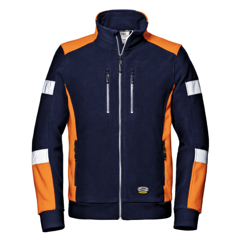 Bluza polar SIR SAFETY COMFORT, granatowy/pomarańczowy